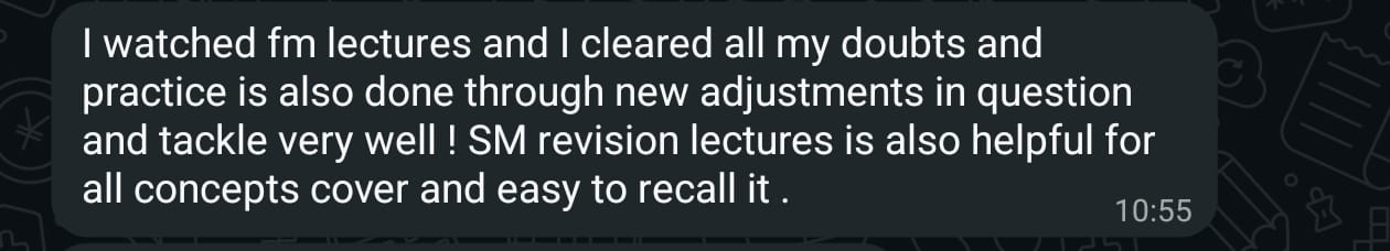 Student feedback