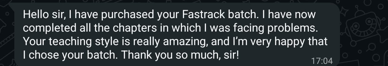 Student feedback