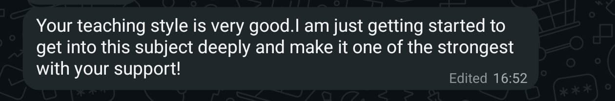 Student feedback