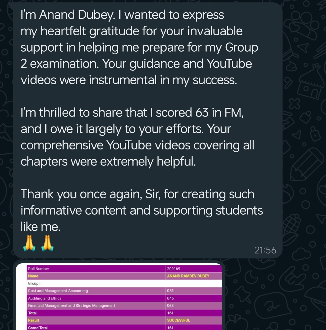 Student feedback