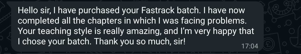 Student feedback